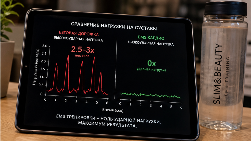 Ударная нагрузка беговой дорожки: реакция опоры 2–3 массы тела на каждый шаг