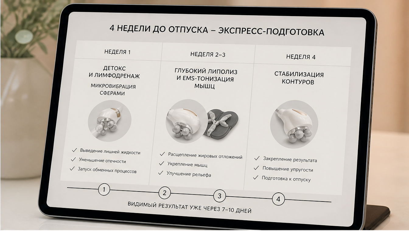 Инфографика: дефицит 77 000 ккал на 10 кг жира против визуального минуса 4–7 см за счёт отёка и тонуса