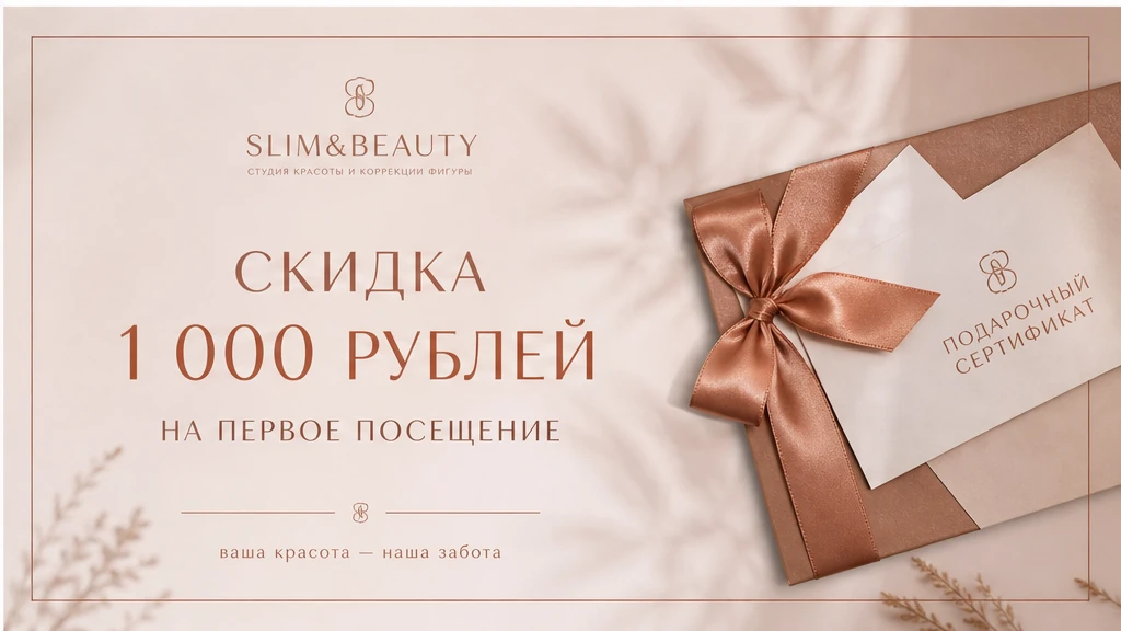 Скульптурирующий курс в SLIM&BEAUTY: зоны бёдер, галифе и ягодиц без гематом