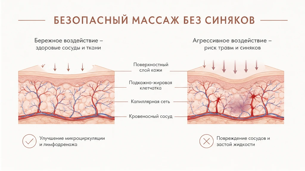 Патофизиология гематомы: разрыв капилляров, воспаление, гипоксия и риск вторичного фиброза