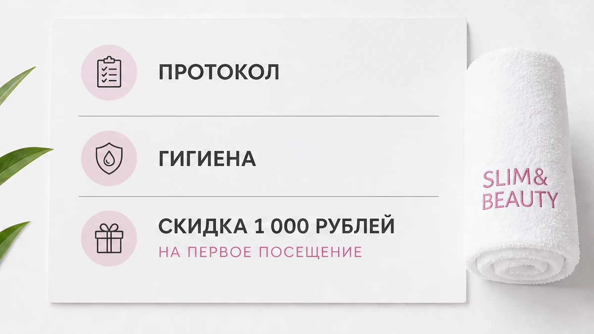 Карточка протокола гигиены со скидкой 1 000 рублей на первое посещение